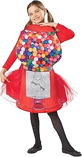 Colorful Gumball Machine Costume for Girls, Tunic with Printed Graphics