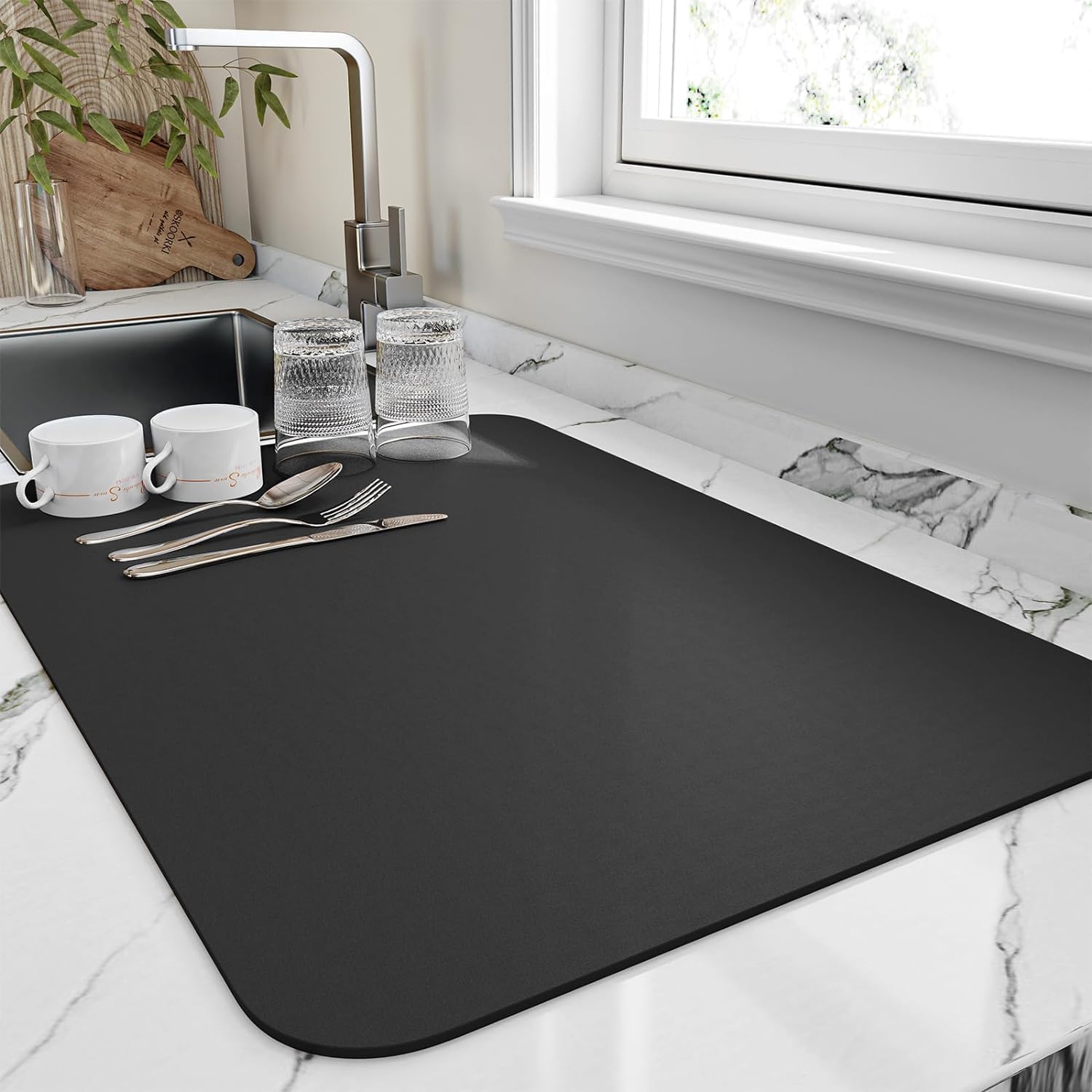 Large Waterproof Table Mat for Dining & Kitchen Countertops | Heat Resistant Anti-Slip Desk Protector Pad for Tabletop, Work Surface, Study Desk & Home Use-image-43