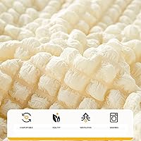 Vista 2 de Fundas elásticas para cojín en forma de L, funda de sofá modular de 1/2/3/4 asientos, con falda, sillón, sofá biplaza, protector de muebles