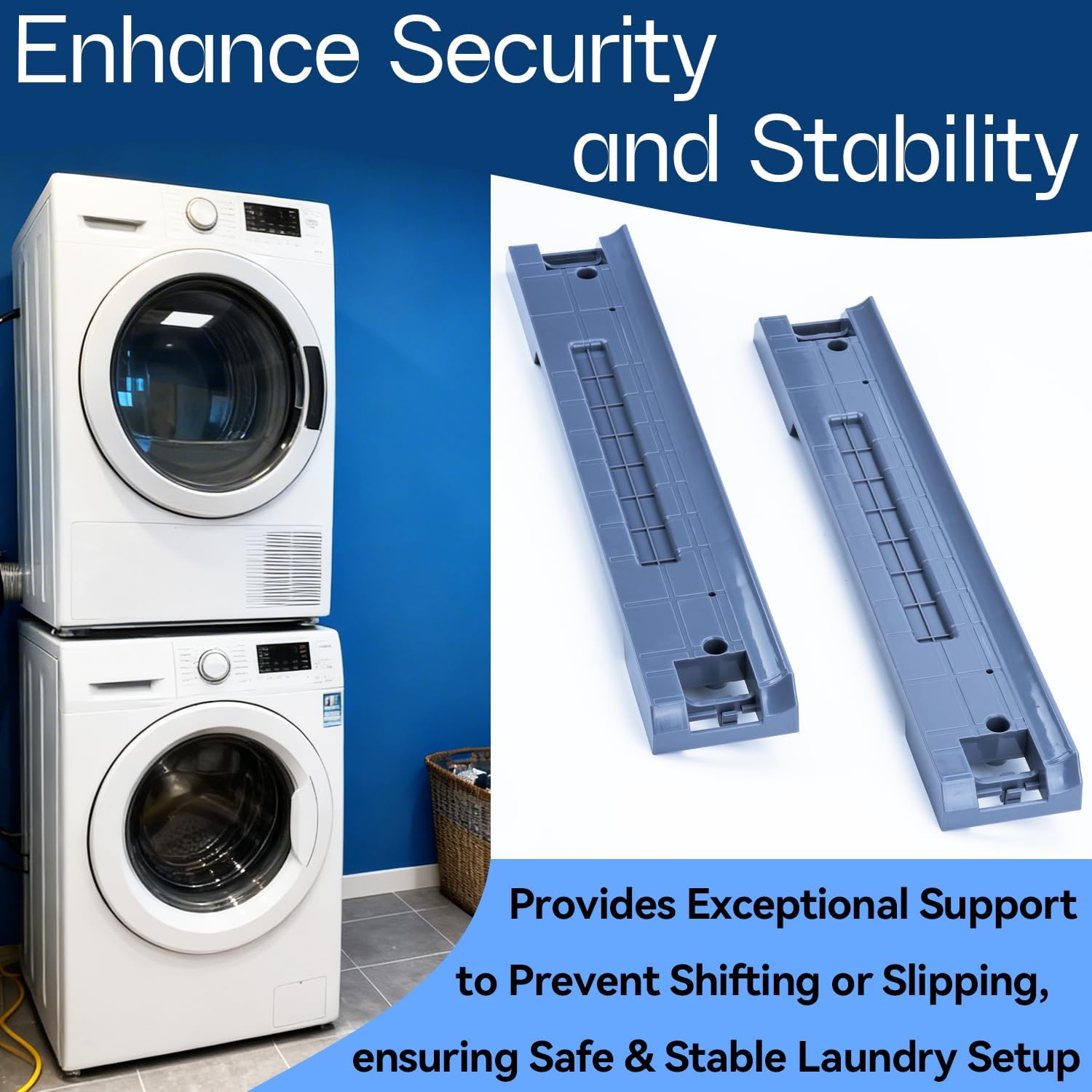 SKK-8K SKK7A Washer Dryer Stacking Kit Fit for Samsung Front Load Machines image 3