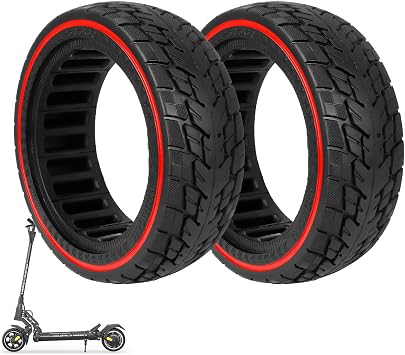 8.5 * 2.5 Solid Scooter Tire Front and Rear Wheels Replacement for Dualtron Mini & Speedway Leger Pro scooters 8.5 * 3 off-road solid tire2 PCS