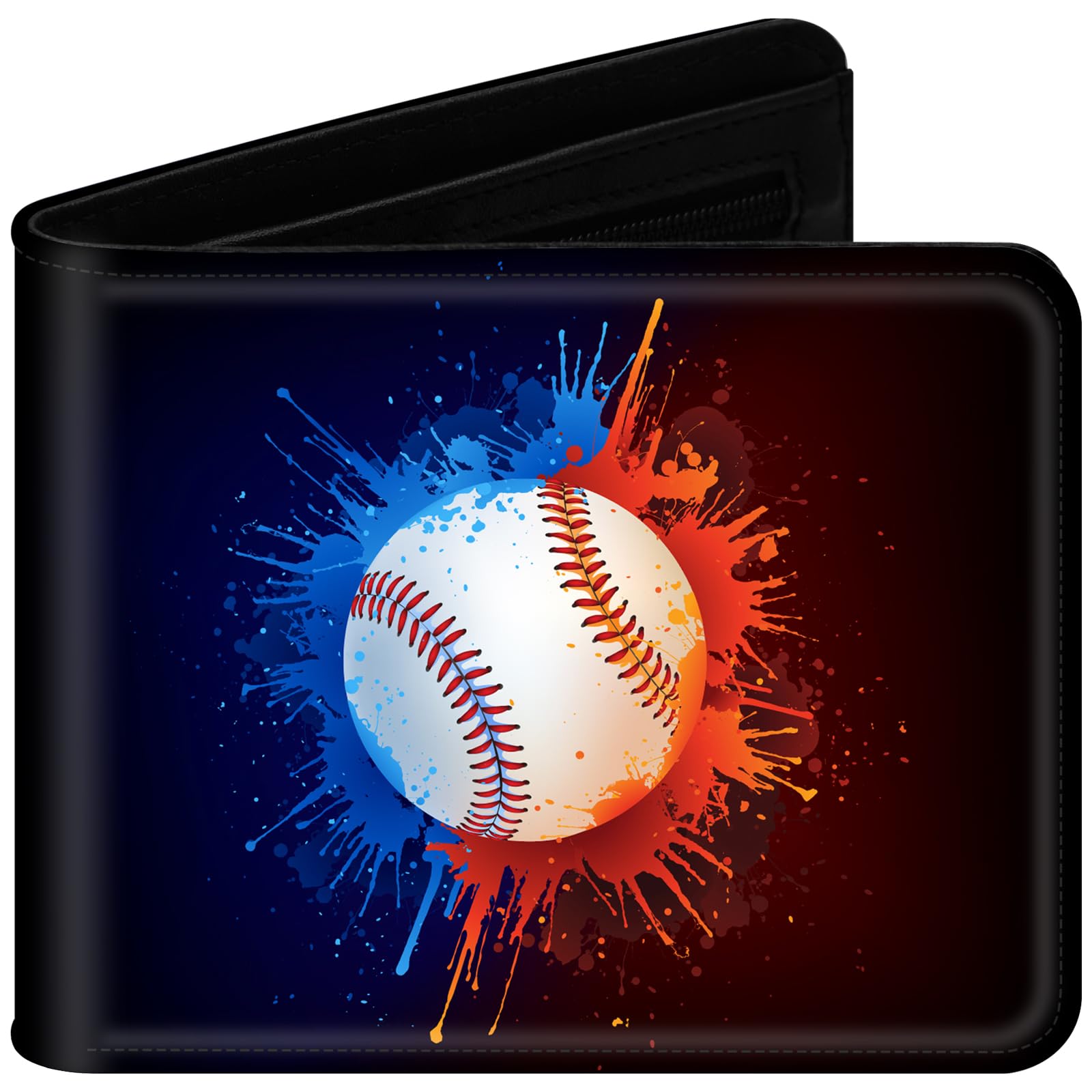 JONYEE Boys Wallet for Kids and Teenager, Funny Leather Bifold Purse with Zipper Coin Pocket and Card Cash Holder for Youth Men, Cool Cartoon Game