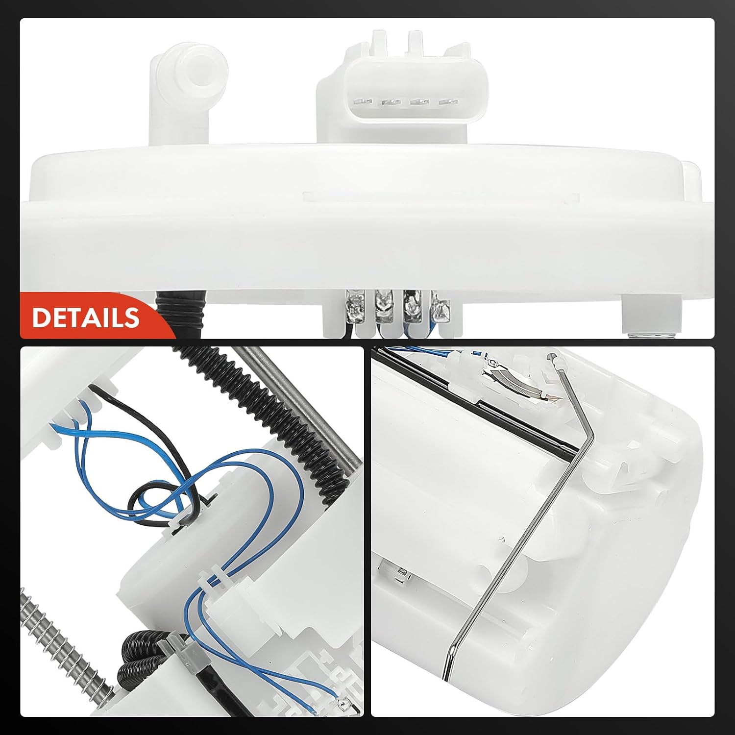 A-Premium Electric Fuel Pump Module Assembly with Sending Unit Compatible with Jeep MK3 JK Series Wrangler, 2007-2008, V6 3.8L, Gas