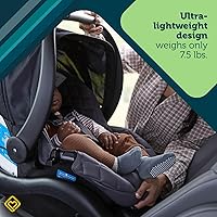 Vista 3 de Safety 1st onBoard™ Insta-Latch™ DLX - Asiento infantil para automóvil con base, asiento de automóvil para bebé de 4 a 30 libras, asiento