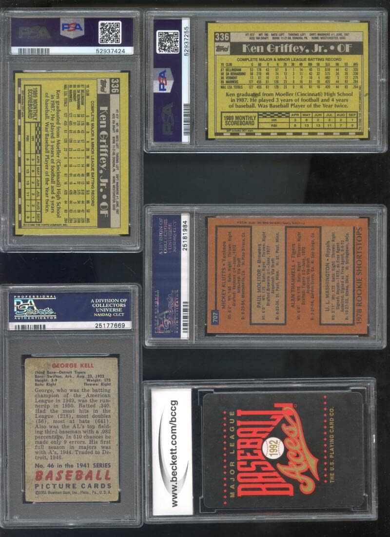 1951 Bowman #46 George Kell PSA 2 Graded Baseball Card Detroit TIgers MLB