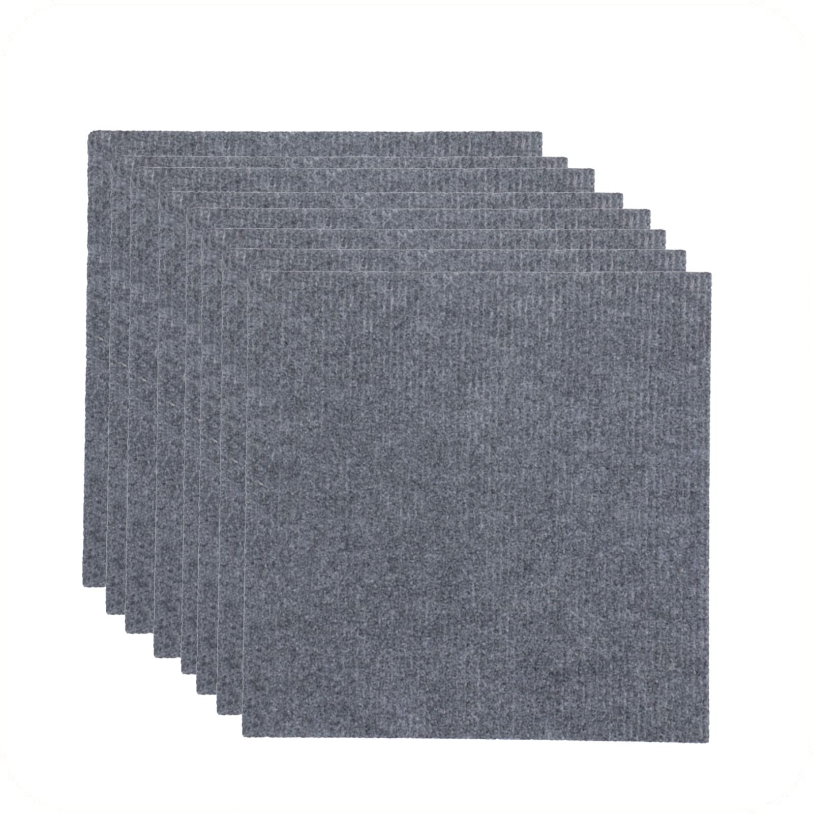 Moquette quadrotte autoadesive, Piastrelle autoadesive per Moquette, 14 Pezzi, Quadrati fonoassorbenti 12x12, Tappetino Antiscivolo per Pavimenti di casa e Ufficio
