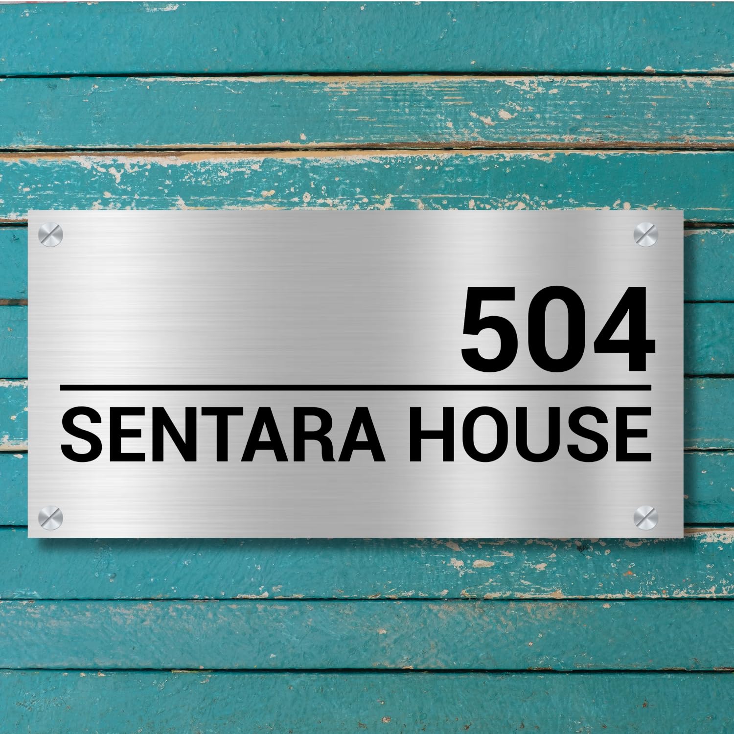 Stainless Steel Name plate for Flat, Door Home entrance, Office & Outdoor | Door Number Plate | Door name plates (15X30 cm) (EF01) (B0D961BMNG) Amazon Price History, Amazon Price Tracker