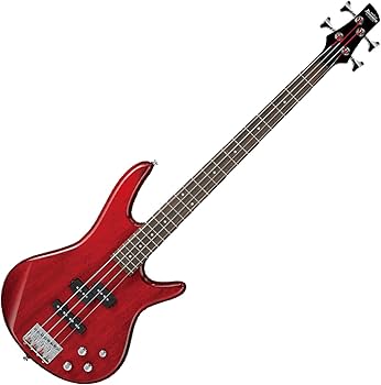 Amazon.com: Ibanez Gio GSR200TR Bass Guitar - Transparent Red