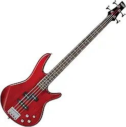 Ibanez GIO Series GSR200-TR - Baixo Elétrico com Boost Baixo - Vermelho Transparente