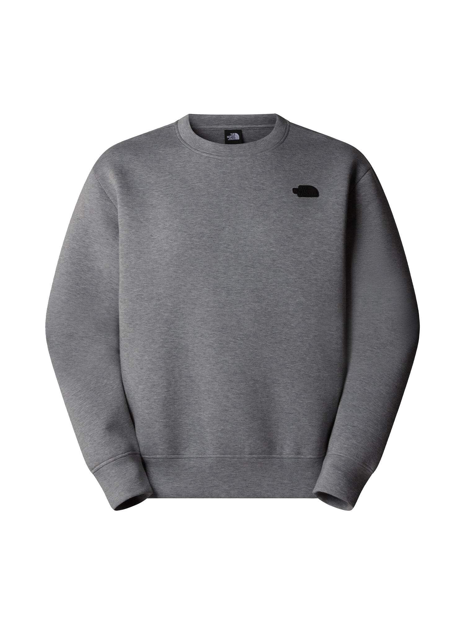 The Noth Face Men's Crew Neck Sweatshirt, Metallic Silver Heather, XL