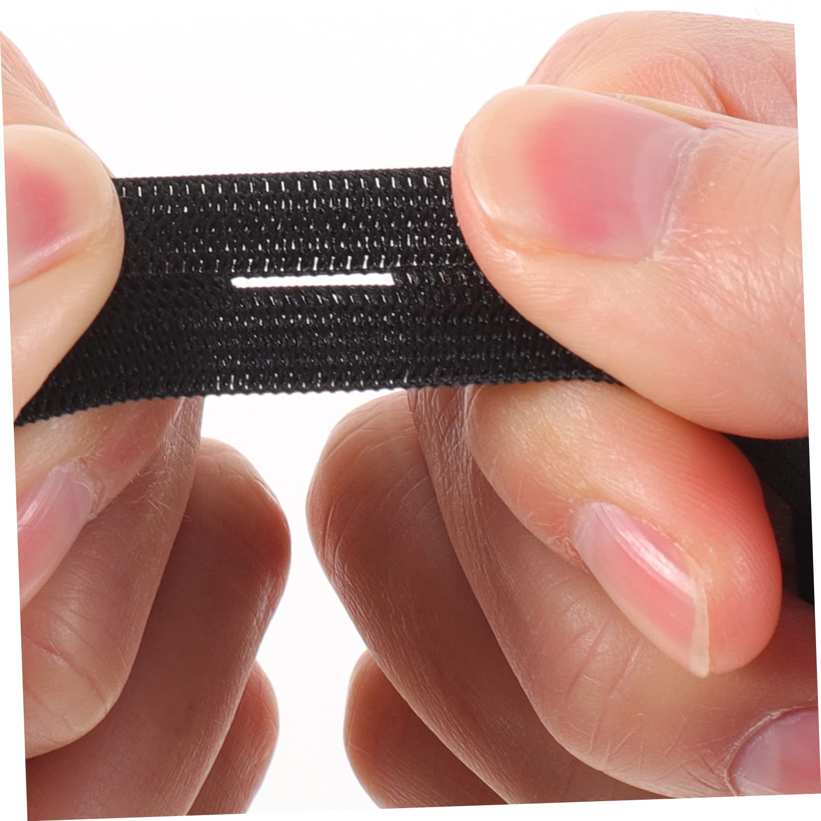SEWACC 5rollos Banda Elástica Con Ojales Para Costura De Cinta Elástica Para Ropa y Proyectos De Bricolaje y Grosor