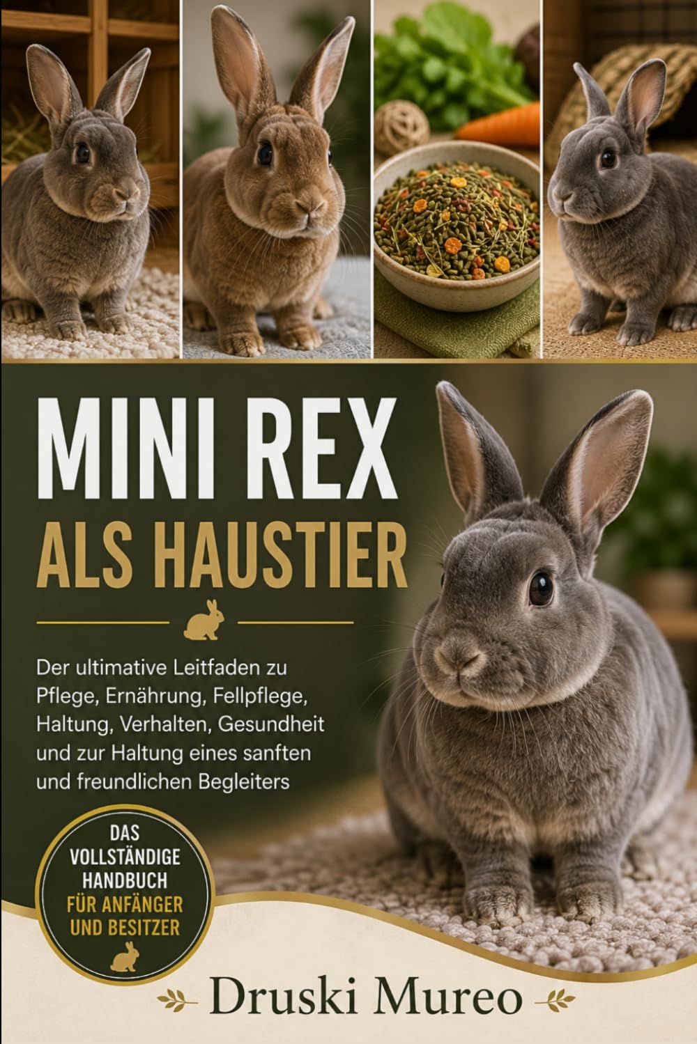 MINI REX ALS HAUSTIER: Der ultimative Leitfaden zu Pflege, Ernährung, Fellpflege, Haltung, Verhalten, Gesundheit und zur Haltung eines sanften und freundlichen Begleiters