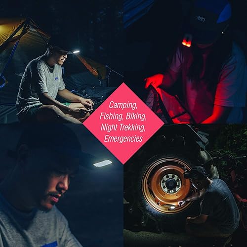 Miniatura 4 de Claymore Capon 40B - Luz frontal LED recargable USB-C de 230 lúmenes, 3 modos de luz, haz ajustable de 180, IP54, resistente al agua hasta 12 horas