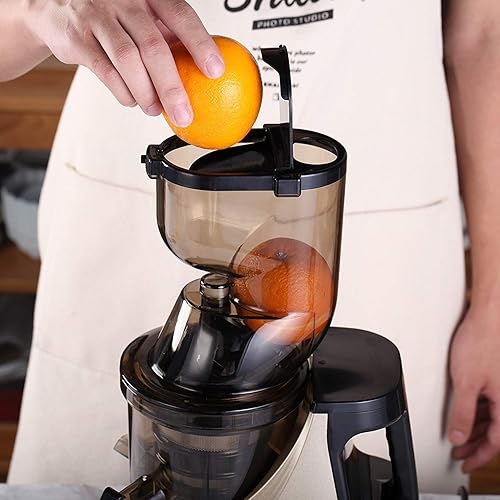 Miniatura 6 de Caynel Extractor de jugo de masticación lenta, máquina exprimidora de prensa en frío con canal de 3 pulgadas de ancho para frutas y verduras,