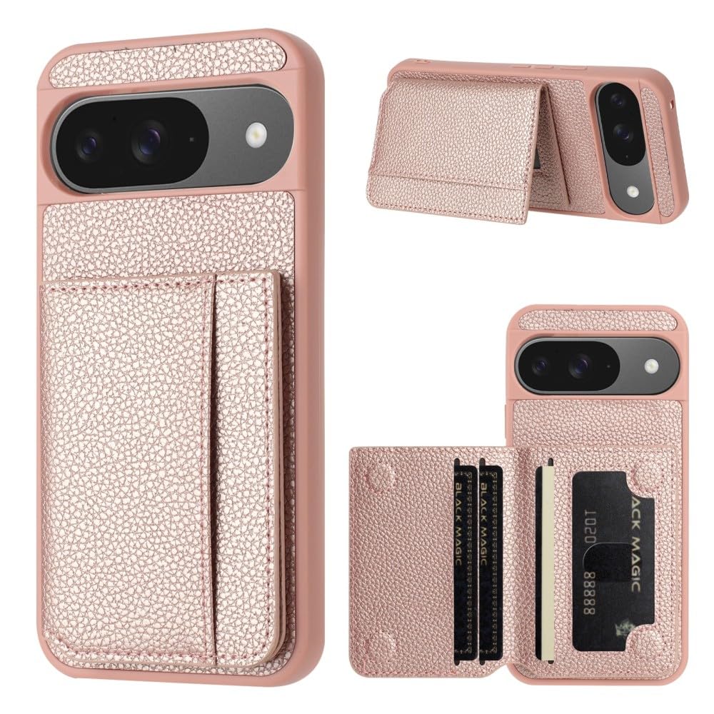 Housse Google Pixel 9 Pro XL avec support silicone antichoc