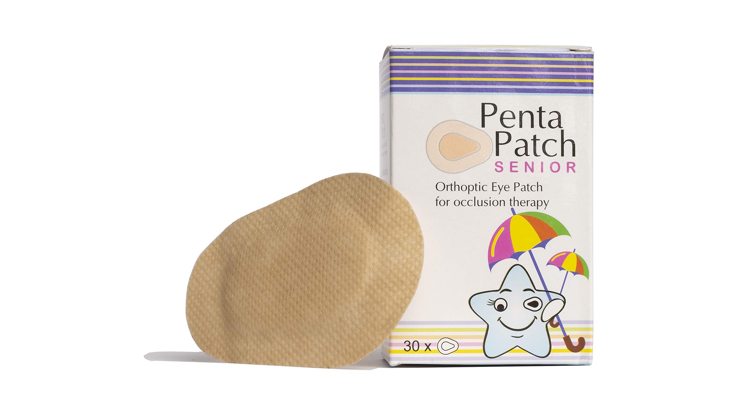 Pentapatch Senior Eye Patch(Pack Of 30 Patches), Brown