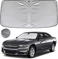 Vista 120 de KAYZT Parasol para parabrisas para Toyota Camry 2012-2017 LE XLE Hybrid SE XSE Sedan plegable, accesorios de ajuste personalizado para ventana