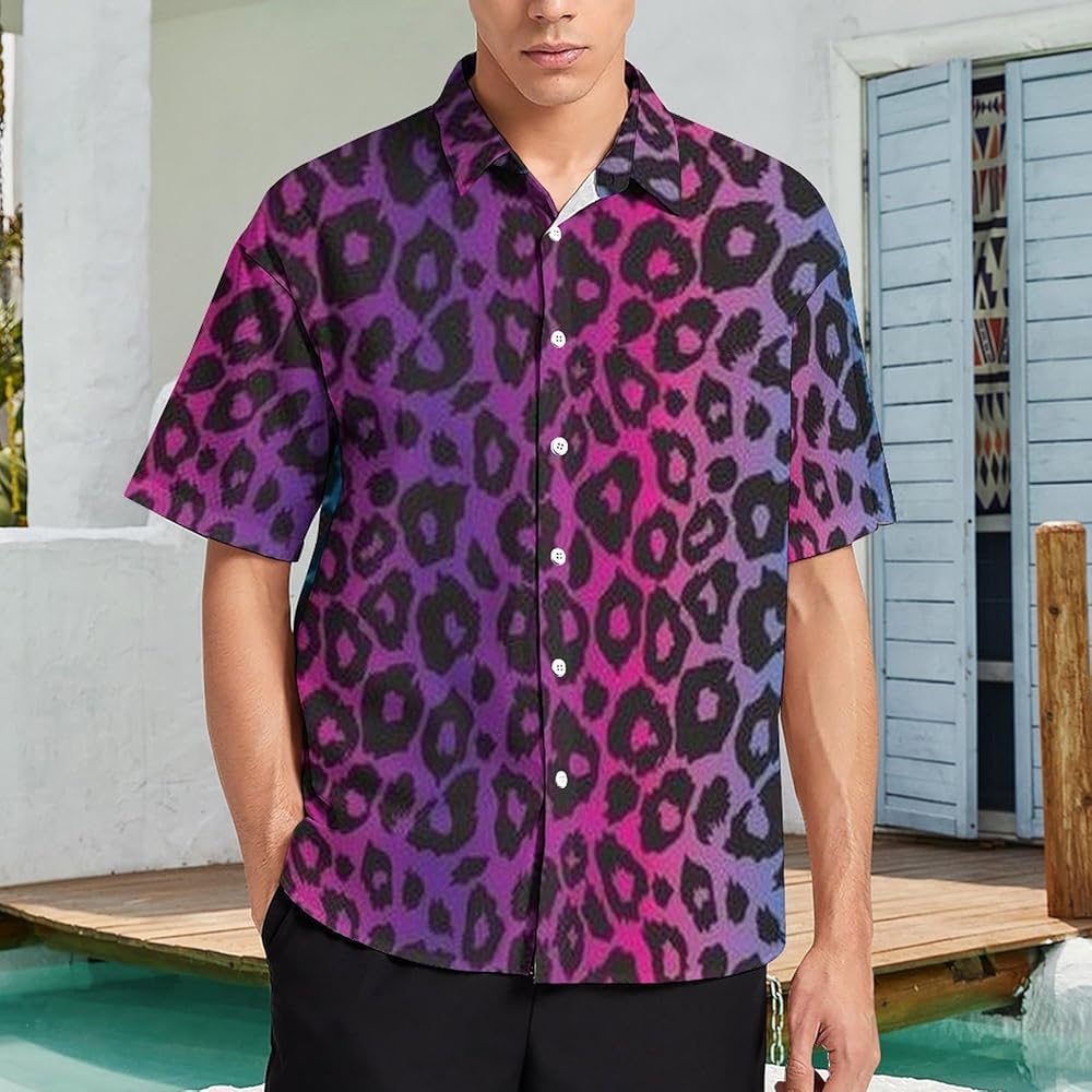Amazon.com: Dalicoter Men's Urban streets Causal Leopard
