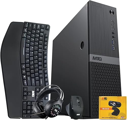 Miniatura 1 de Computadora de escritorio MTG Aurora - Intel Core i7 4 generación, RAM DDR4 de 8 GB, Nvme de 256 GB, teclado ergonómico inalámbrico MTG, auriculares