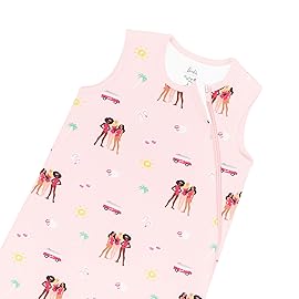 KYTE BABY Unisex Rayon Made from Bamboo Sleep Bag for Babies and Toddlers, 1.0 Tog (Large, Barbie Beach)