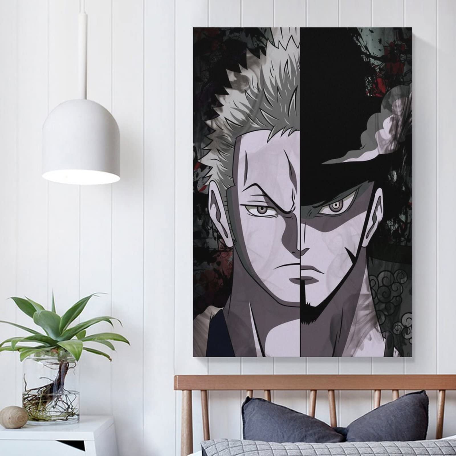 Amazon.co.jp: HD アニメ ポスター ゾロ X ミホーク ワンピース 1