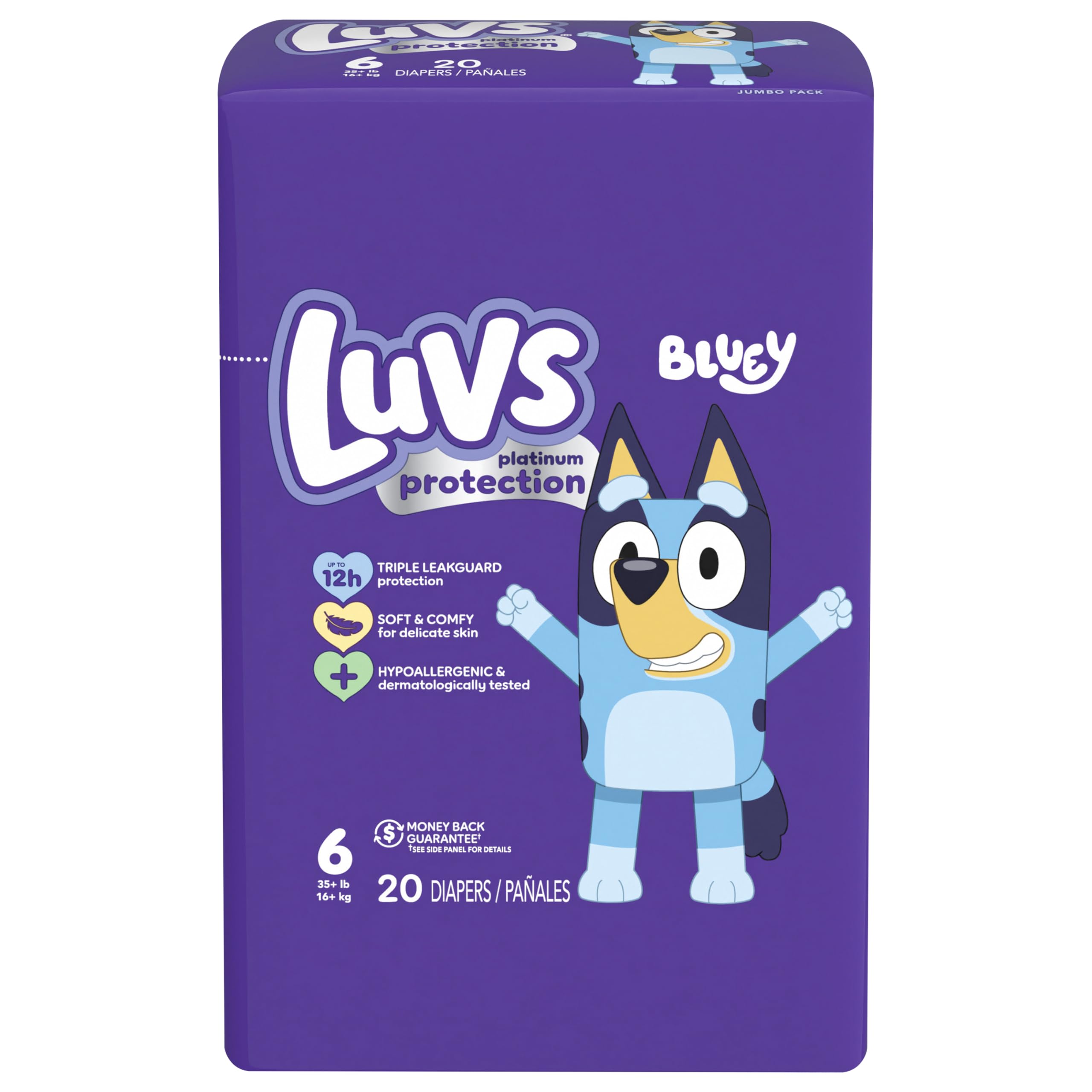 Luvs, Diapers Platinum Protection Size 6, 20 Count