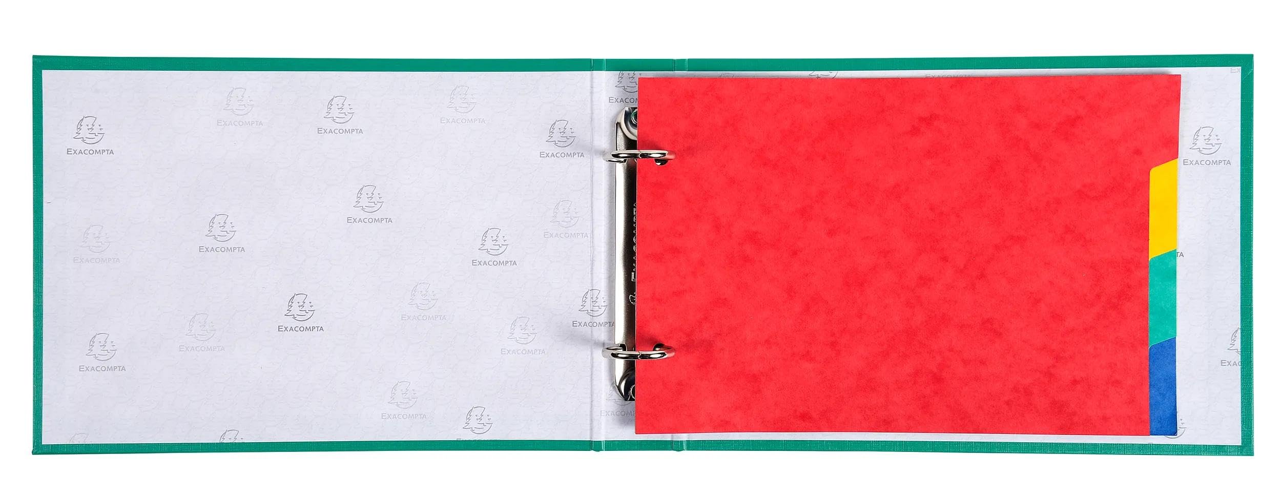 Exacompta 10 raccoglitori rigidi PP 2 anelli assortiti
