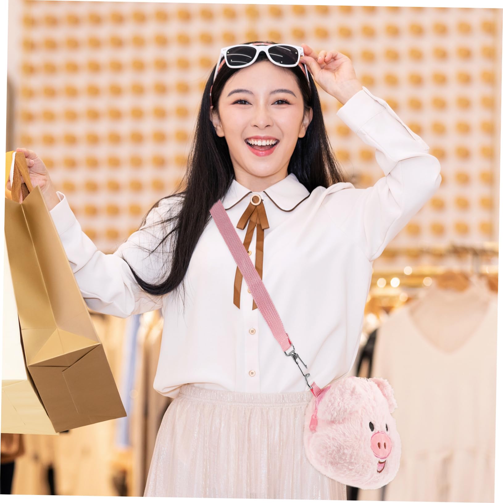 BESTYASH Pp Cotton Purse Rucksack Cell Phone Purse Phone Wallet Outdoor Cross-body Bag