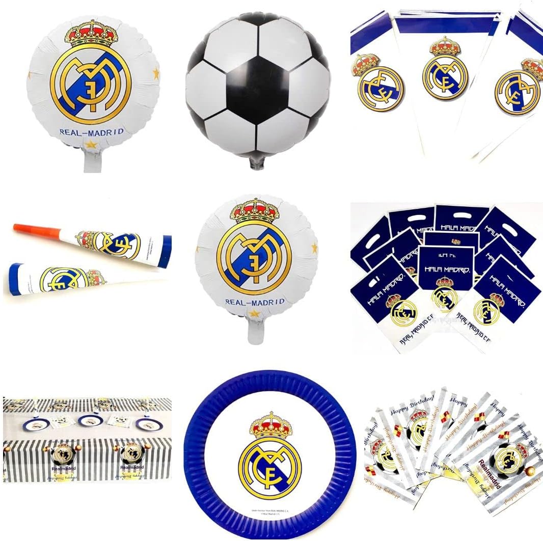 REAL MADRID Birthday Party Decoration Set