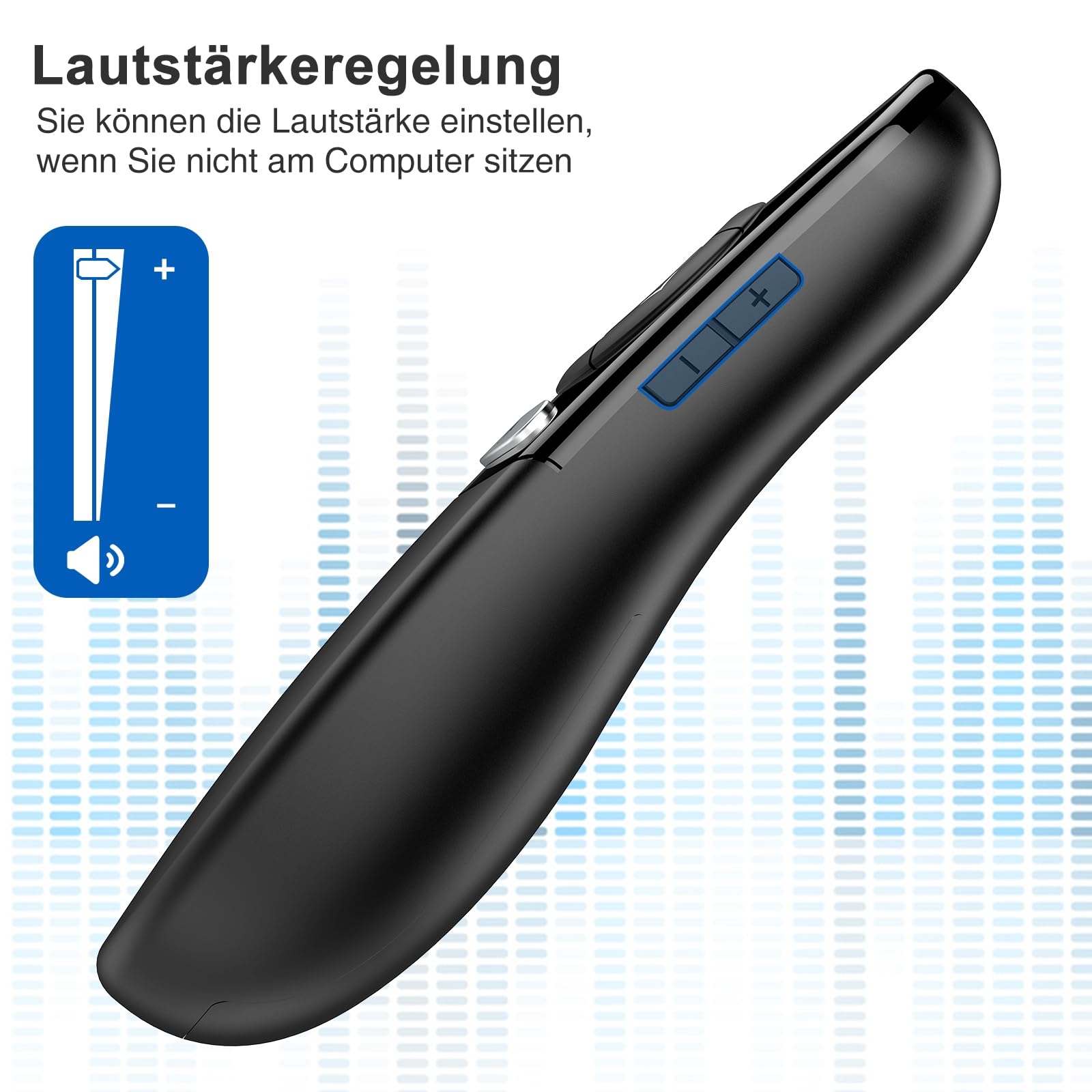 Presentatore digitale USB C senza fili 2.4 GHz PowerPoint Pointer per presentazioni con Spotlight/lente d'ingrandimento/digitale/puntatore fisico per Windows 8/10/Mac SO 11.12/LCD/LED
