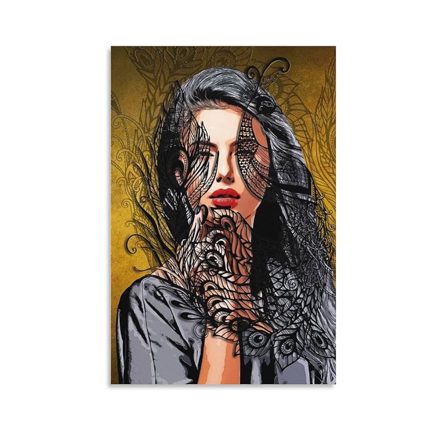 WOMAN 油絵アート A-118/24】人物画 女性 原画 絵画 現代アート キャンバス 真作