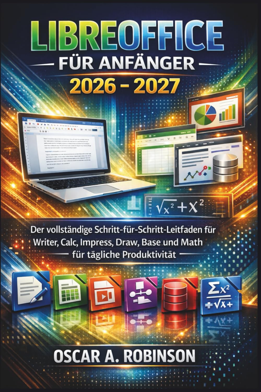 Libreoffice Für Anfänger 2026 - 2027: Der vollständige Schritt-für-Schritt-Leitfaden für Writer, Calc, Impress, Draw, Base und Math für tägliche Produktivität