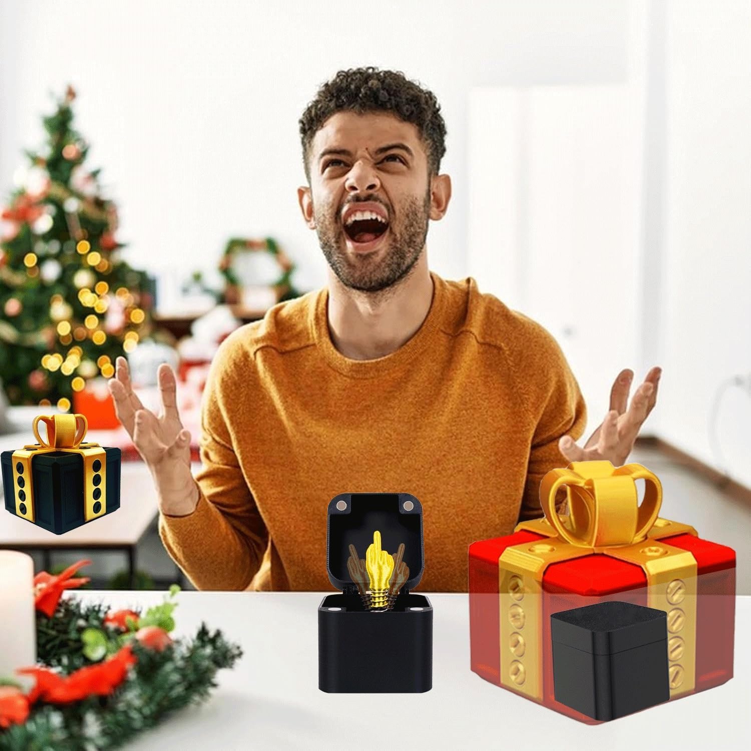 Annoying Nested Screw Gift Box - 3D Printed Prank Present with Interactive Screw Puzzle, Hilarious Gag Gift for Adults & Teens (Christmas, Birthday, Parties)#6