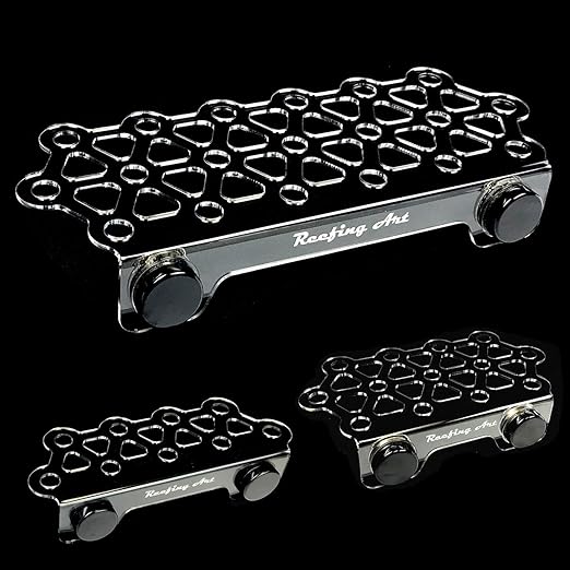 Magnetic Coral Frag Rack Strongest N52 Magnets Holds up to 41 Plugs (Medium Slim)