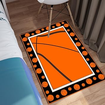 Kids Basketball Mat - Basketball Rug Sports Carpet Rugs, 2'×3'