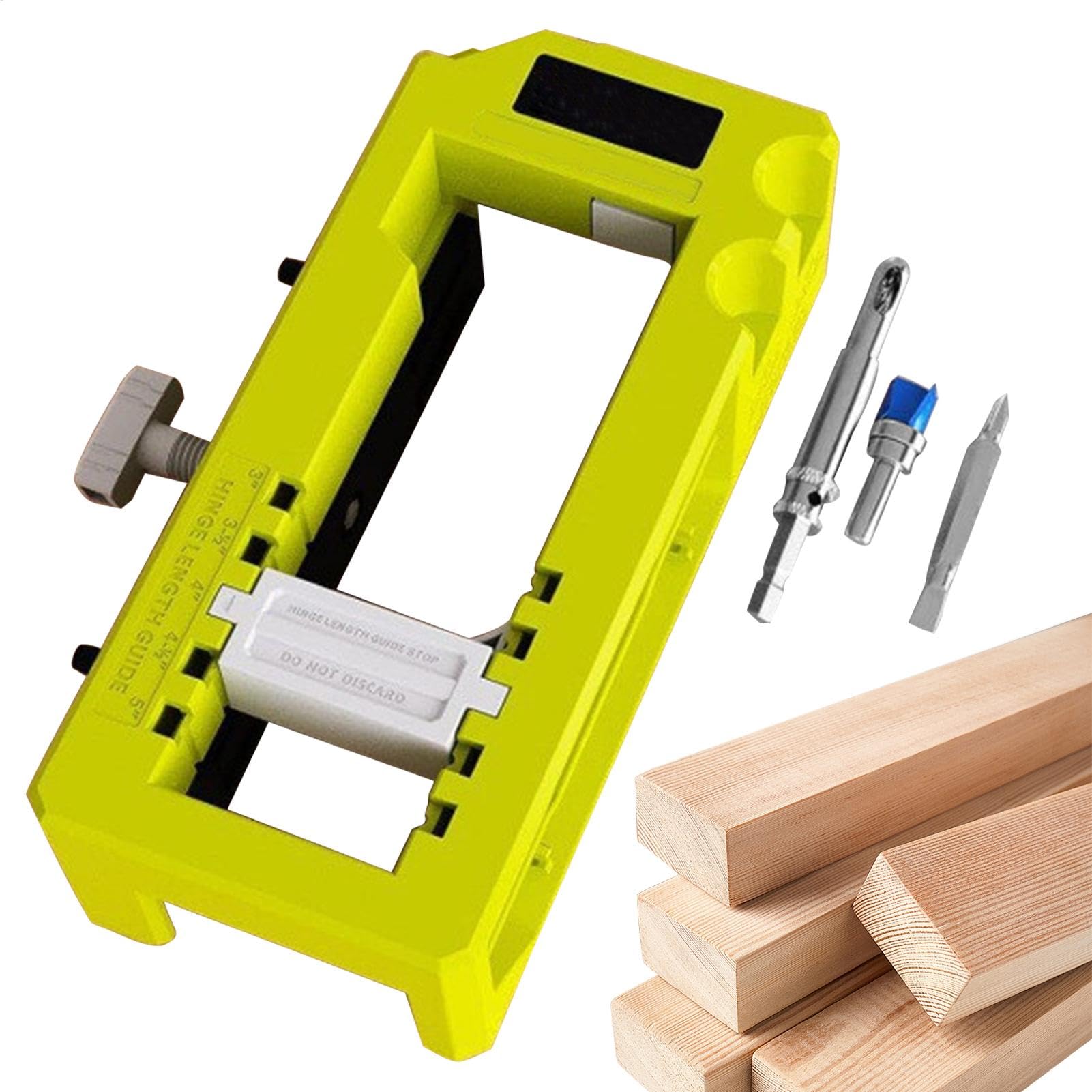Kit installation serrure de porte avec mortaiseur réglable et précis