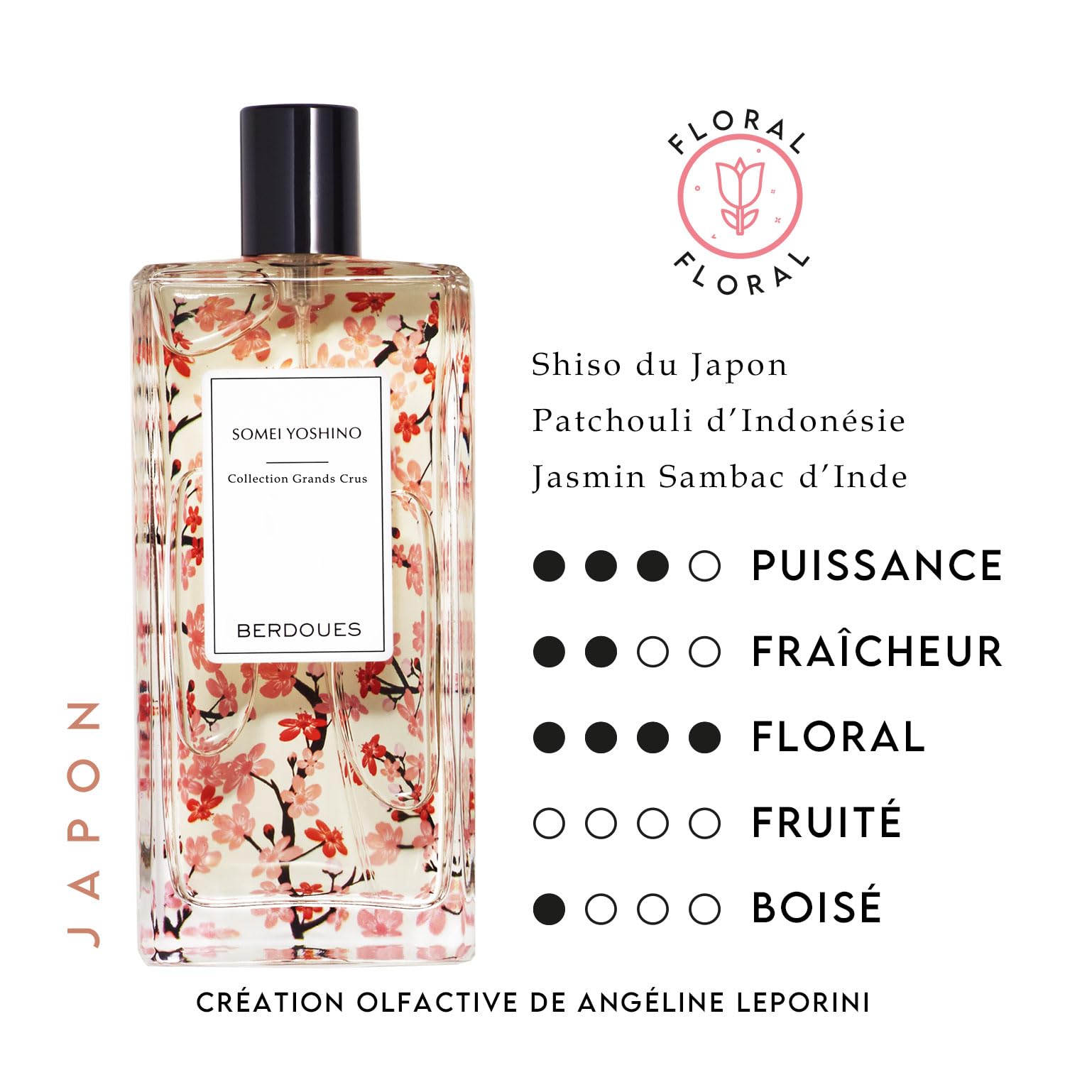 Amazon.com : Berdoues Grands Crus Somei Yoshino Eau de Parfum