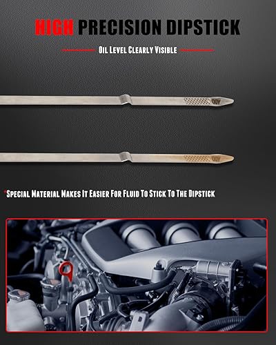 Miniatura 31 de CCIYU L3G6-10-450F - Varilla de aceite de motor de repuesto para Mazda 3 2012-2015 para Mazda 5 2011-2013 para Mazda 6 2010-2012 para Mazda CX-7 Dip