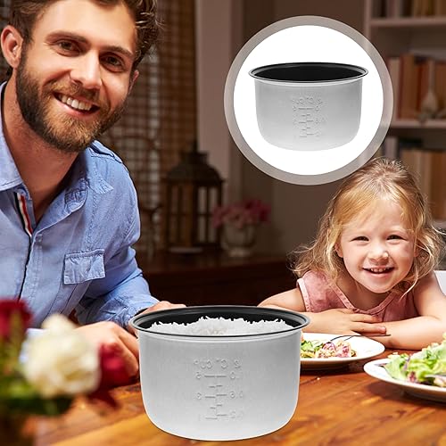 Miniatura 6 de HANABASS Repuesto de olla interior para olla arrocera, olla interior antiadherente, accesorios de repuesto para olla arrocera de 2 L