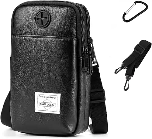 Monedero para teléfono, cartera para el cuello, monederos para teléfono con correa cruzada, soporte para pasaporte para viajes mujereshombres.