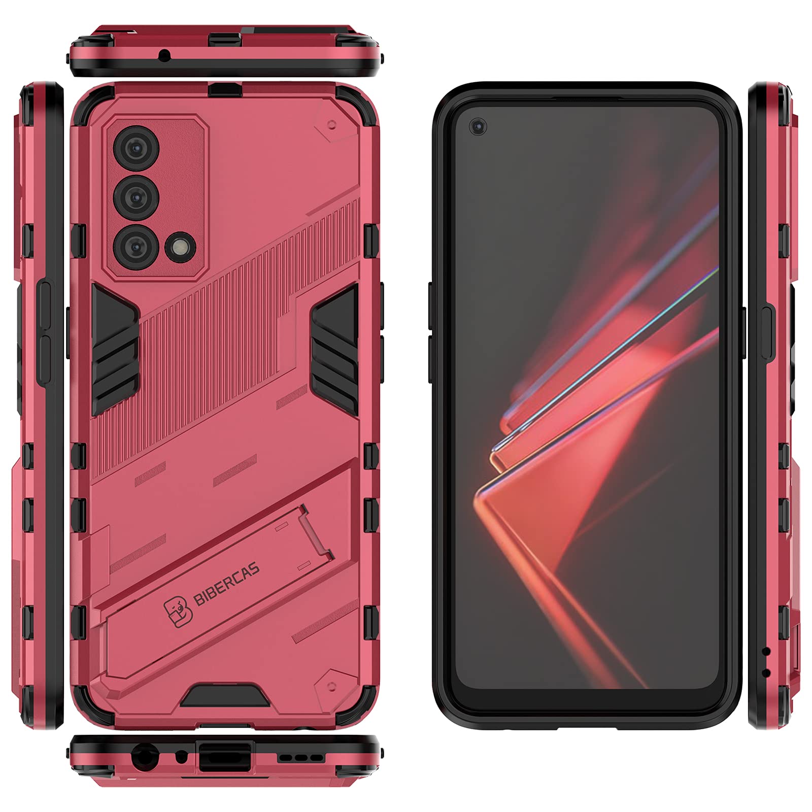 GOGME Cover per realme GT Master Edition + 2 vetro temperato, custodia a 360° antiurto anti-graffio PC posteriore + interno in TPU antiurto protezione