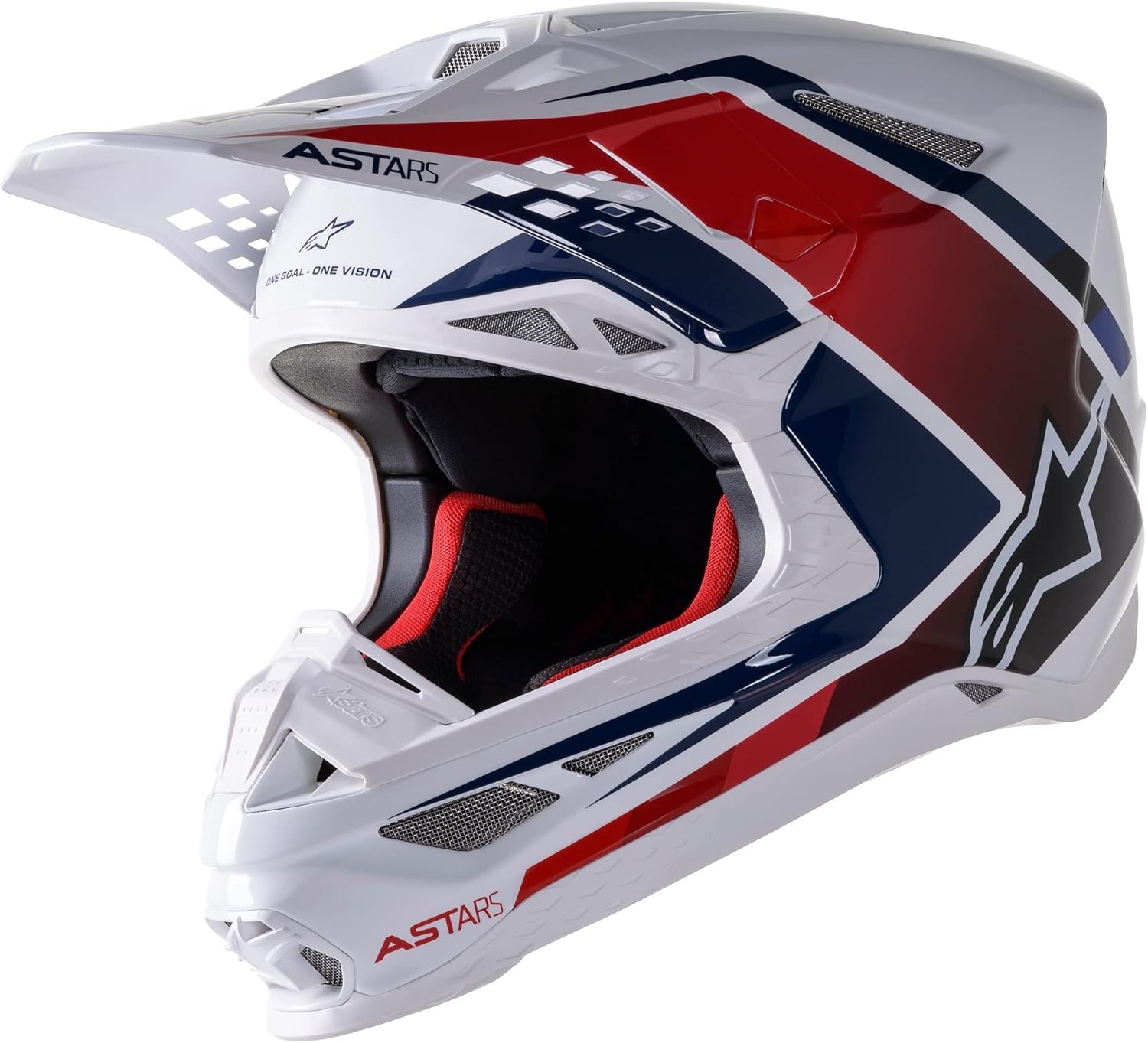 Alpinestars S.Tech S-M10 Carbon Meta2 Helmet Wht/Red/Blue Glossy Md (8300422-2378-M) Alpinestars S.Tech S-M10 Carbon Meta2 Helmet Wht/Red/Blue Glossy Md (8300422-2378-M)