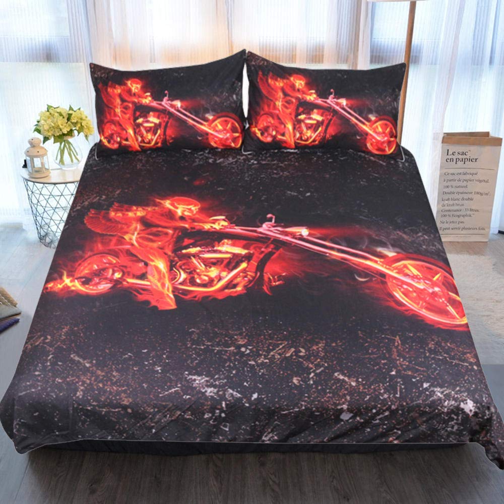 Housse de couette exotique 3D et anti-allergique en microfibre respirante pour lit d'hôtel
