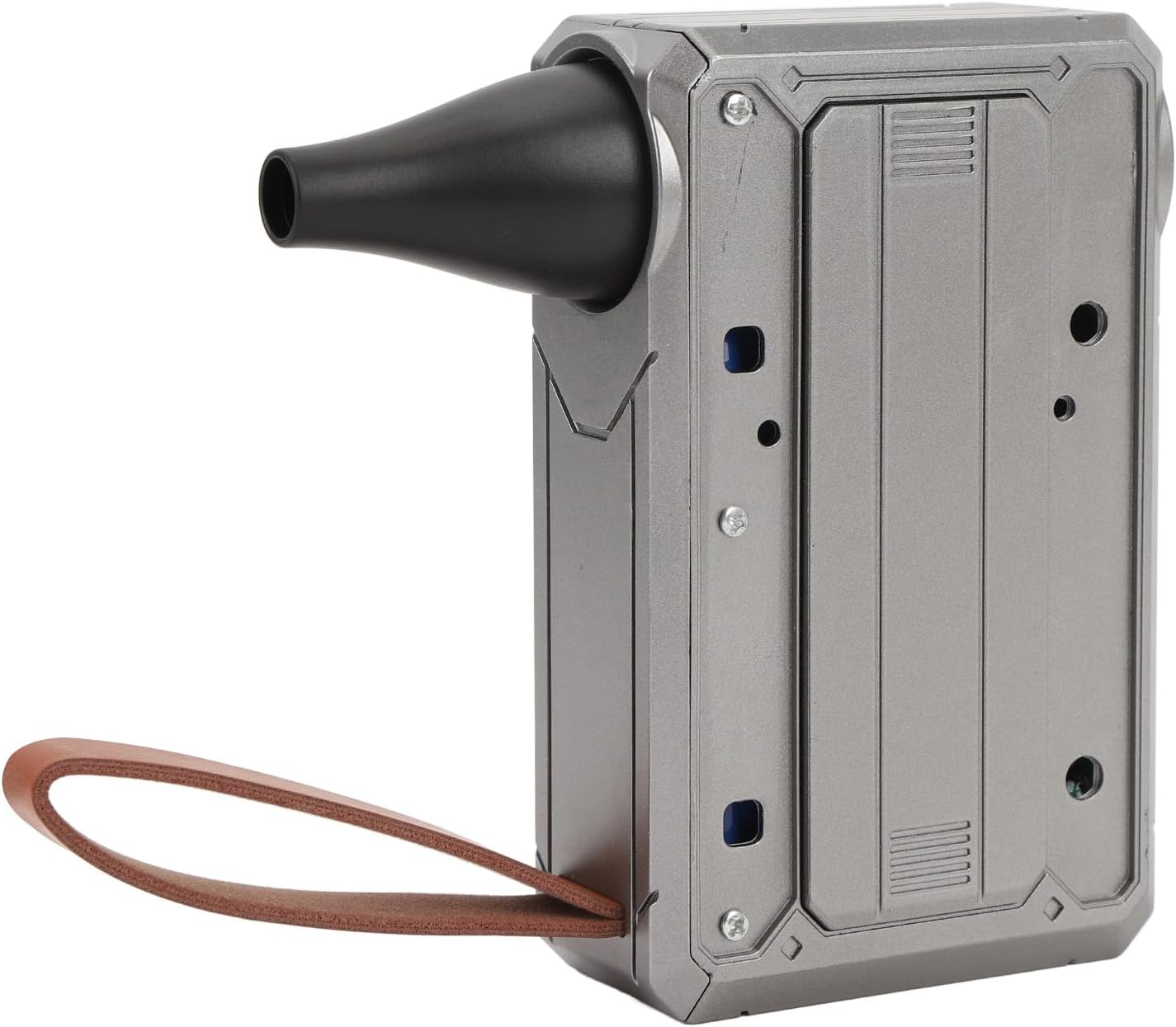 Jet Dry Blower Multifunctional Portable Turbo Fan Strong Wind LED Light Power Bank for Car Keyboard Camera Cleaning Outdoor Equipment Black Plastic 7x3.5x11.5cm