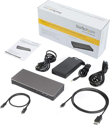 Miniatura 6 de StarTech.com Thunderbolt 3 Dock - Estación de acoplamiento para portátil TB3 de monitor dual 4K 60Hz TB3 con DisplayPort - Carga de entrega de
