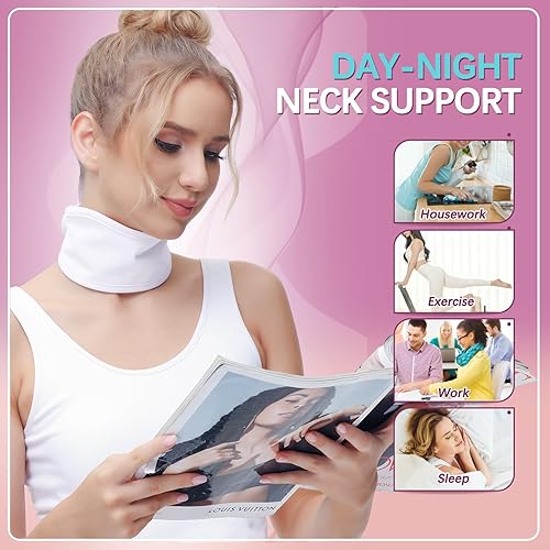 Miniatura 6 de Compresa de Aceite de Ricino para Tiroides - Envoltura Reutilizable de Aceite de Ricino Orgánico para el Cuello para Tiroides, Menos Desorden, Anti