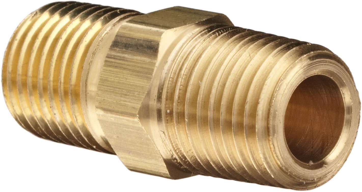 DixonValve & Coupling BCN25 Brass Fitting, Hex , 1/4" NPT Male