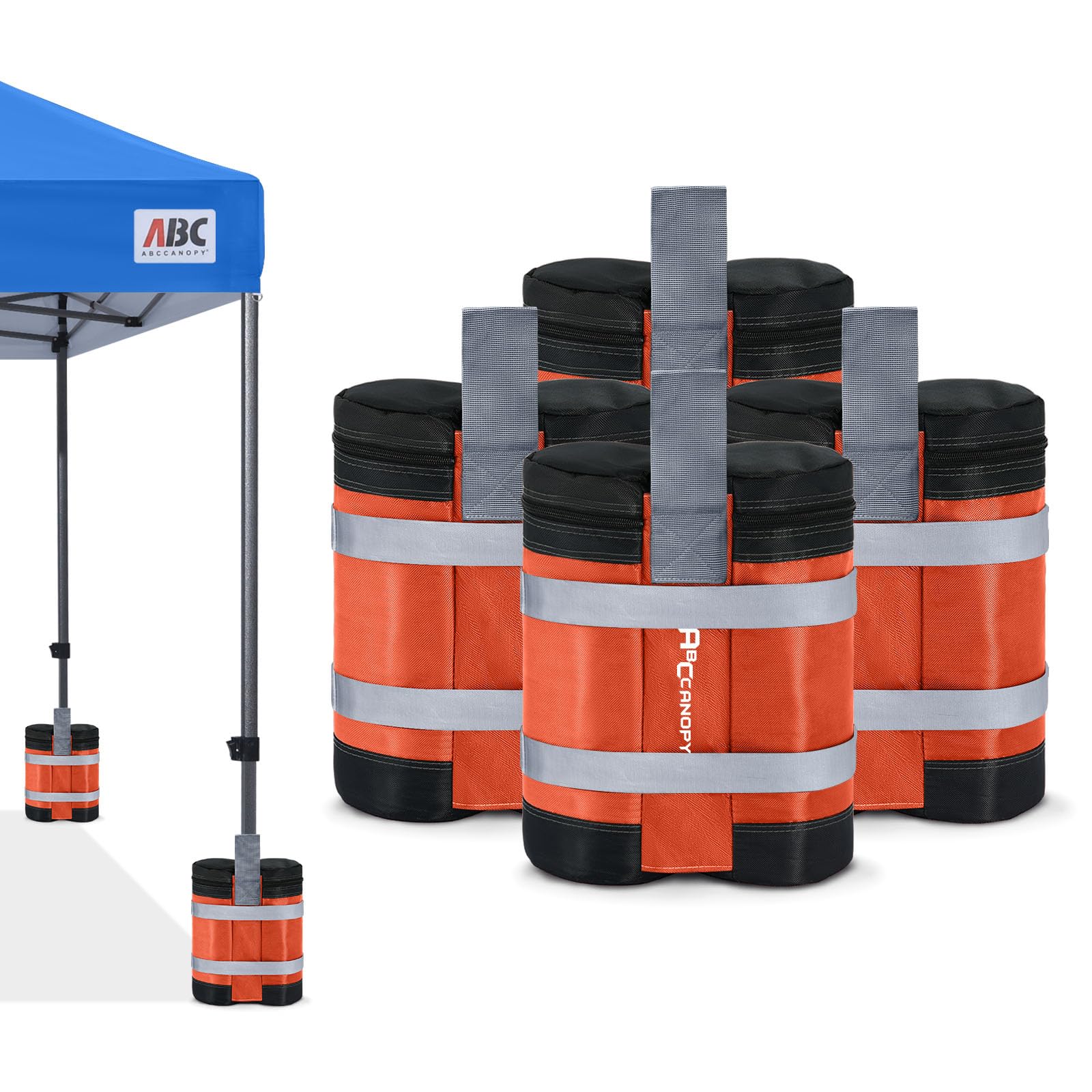 Contrapesos Abccanopy de 25 kg por bolsa en set de 4 para carpas de jardín