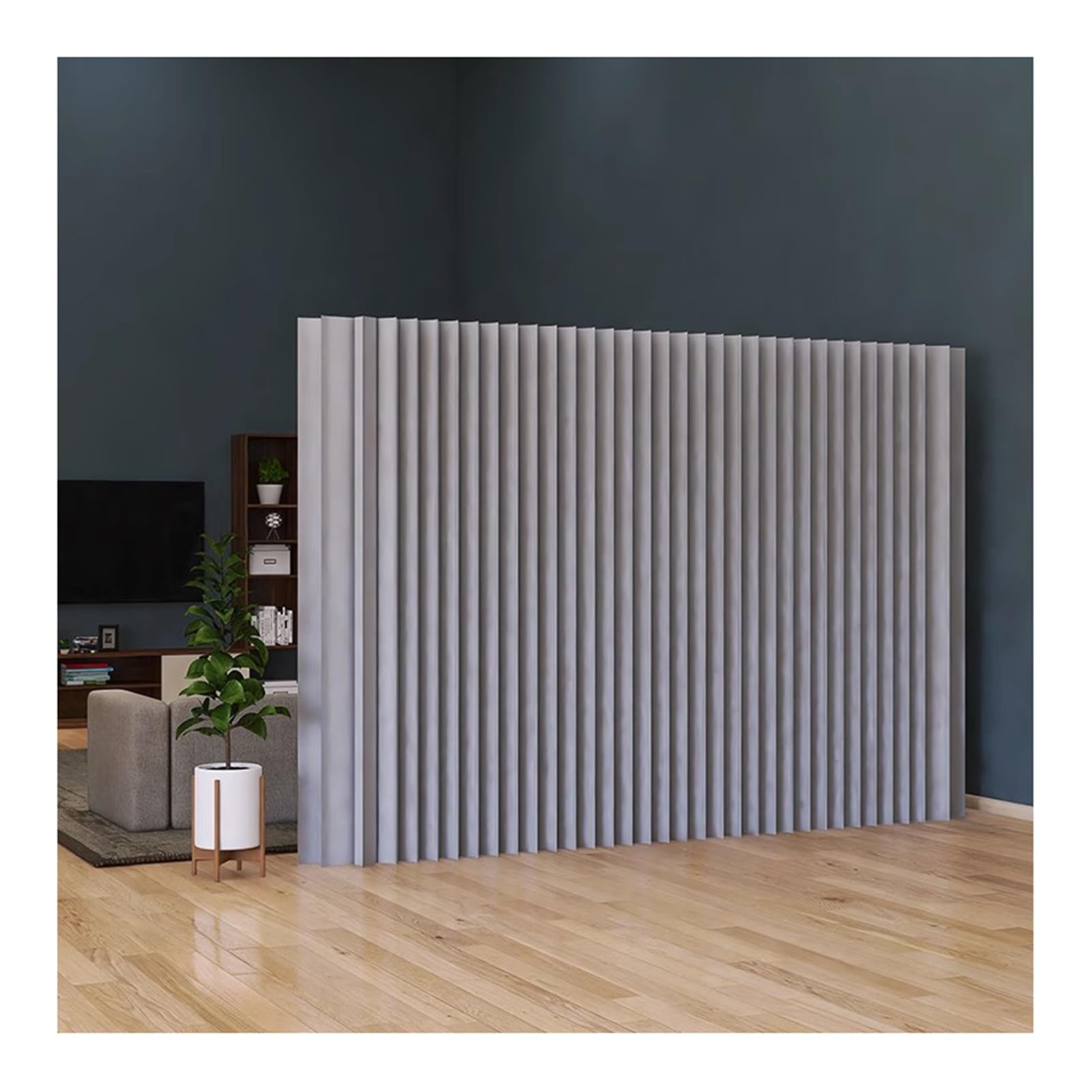 Parete divisoria moderna for ufficio domestico(2x1.2 m/6.56x3.93 ft)