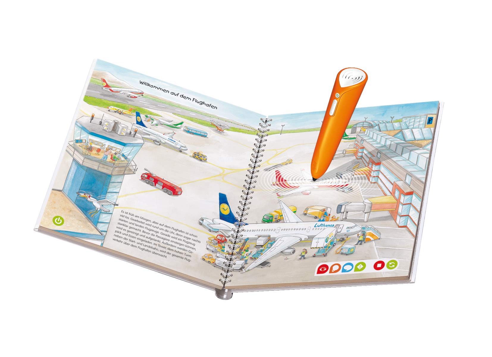 tiptoi® Entdecke den Flughafen: Mit über 600 Geräuschen und Texten. Toy Innovation Award 2010 (tiptoi® Wieso? Weshalb? Warum?, Band 2)